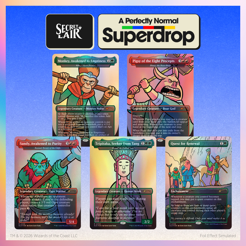Secret Lair: Featuring Gene Luen Yang Foil Edition (Sealed)