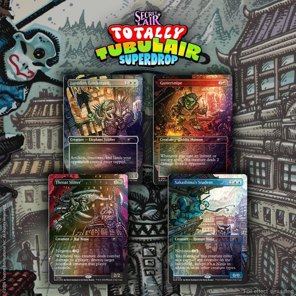 Secret Lair Drop: Featuring: Kevin Eastman (Colors) - Traditional Foil Edition