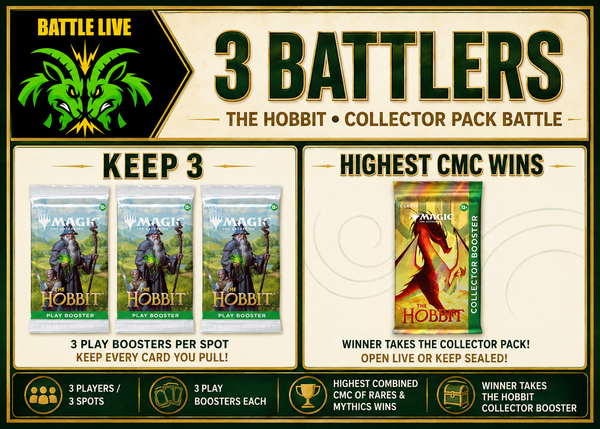 BATTLE - WIN HOBBIT COLLECTOR BOOSTER *READ DESCRIPTION*