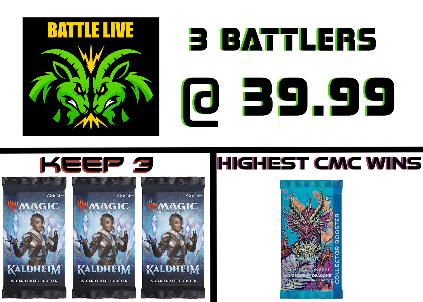 BATTLE - WIN D&D BALDUR'S GATE COLLECTOR BOOSTER