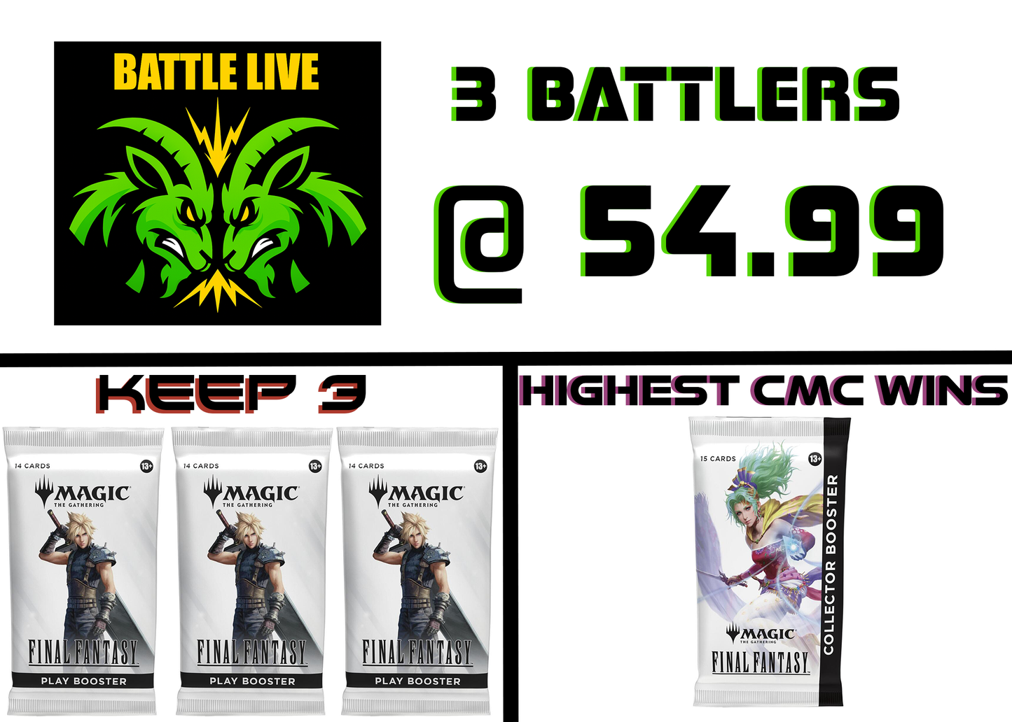 BATTLE - WIN FINAL FANTASY COLLECTOR BOOSTER