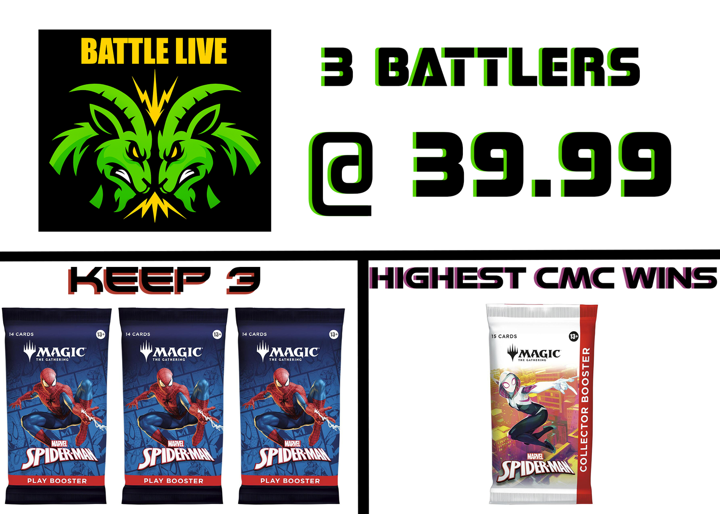 BATTLE - WIN SPIDERMAN COLLECTOR BOOSTER