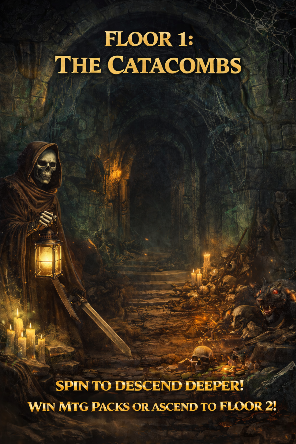 MTG Dungeon Wheel - Floor 1: The Catacombs