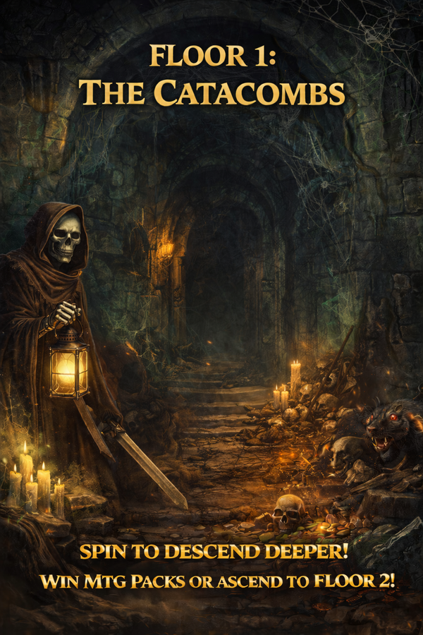 MTG DUNGEON WHEEL - FLOOR 1: THE CATACOMBS - RIPPED LIVE