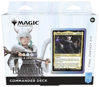 FINAL FANTASY Commander Deck - FINAL FANTASY XIV Scions & Spellcraft (Collector's Edition)***RIPPED LIVE***