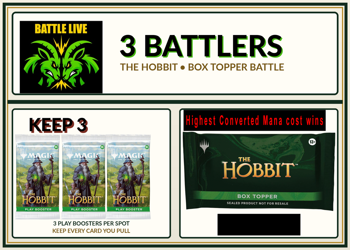 HOBBIT BOX TOPPER BATTLE