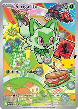 First Partner Series 3 promo - Sprigatito MEP 061
