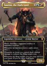 Sauron the Dark Lord Borderless traditional foil box topper