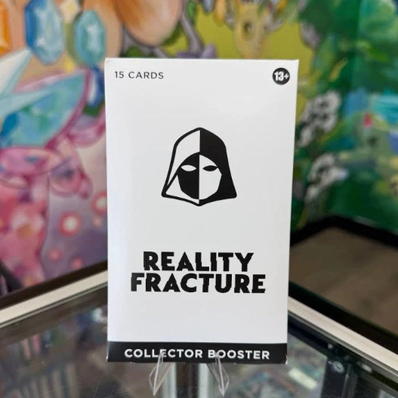 Reality Fracture Sleeved Collector Booster Pack - white sleeve