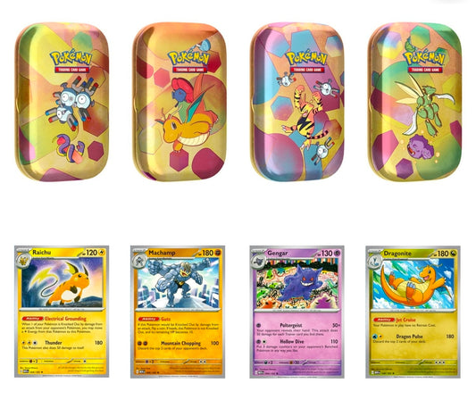 151: 4 Mini Tins + 4 Promo Cards Bundle