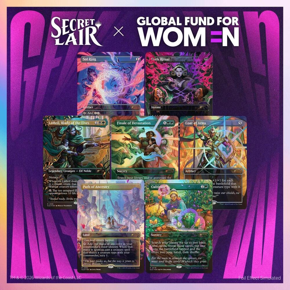 Secret Lair x Global Fund for Women: Their Magic is Limitless - Traditional Foil Edition