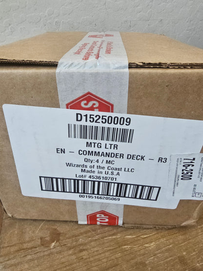 -SEALED CASE- The Lord of the Rings: Tales of Middle-earth Commander Decks [Set of 4] ***shipped sealed***